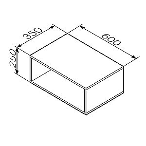 Полка AM.PM Func M8FOH0601WG 60 белая купить в интернет-магазине сантехники Sanbest
