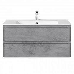 Тумба под раковину Vincea Vico 100 серая купить в интернет-магазине сантехники Sanbest