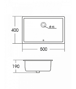 Раковина Agger ASB01500 белый глянец купить в интернет-магазине Sanbest