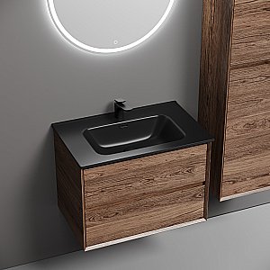 Тумба с раковиной Sancos Marmi 2.0 70 MR2.070ECH дуб чарльстон для ванной в интернет-магазине Sanbest