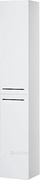 Шкаф-пенал De Aqua Тока 1S БК 30 белый для ванной в интернет-магазине сантехники Sanbest