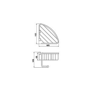 Полка Veragio Basket VR.GFT-9057.CR купить в интернет-магазине сантехники Sanbest
