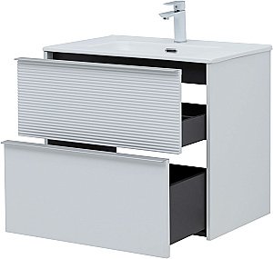 Тумба с раковиной Aquanet Вита 330476 70 белый матовый для ванной в интернет-магазине Sanbest