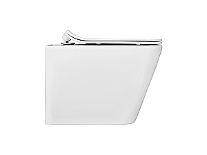 Унитаз подвесной AQUATEK ДЕЛЬТА AQ1911-00 белый, безободковый, с крышкой микролифт купить в интернет-магазине Sanbest