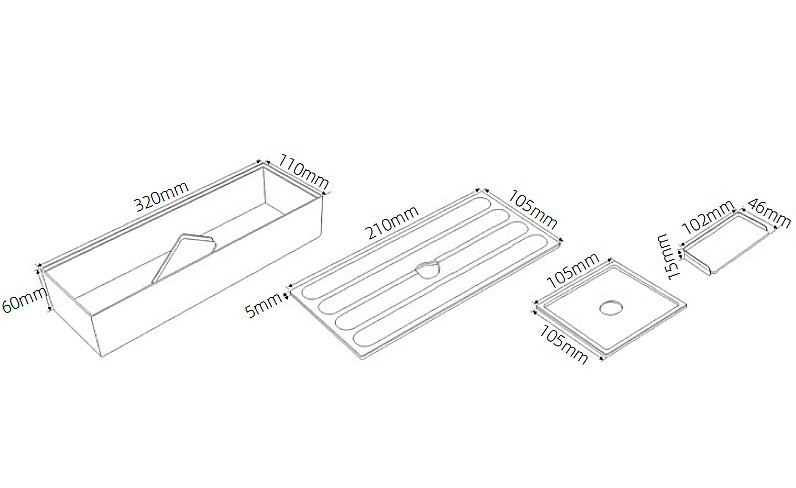 Органайзер Vincea VCORG-41 серый купить в интернет-магазине сантехники Sanbest