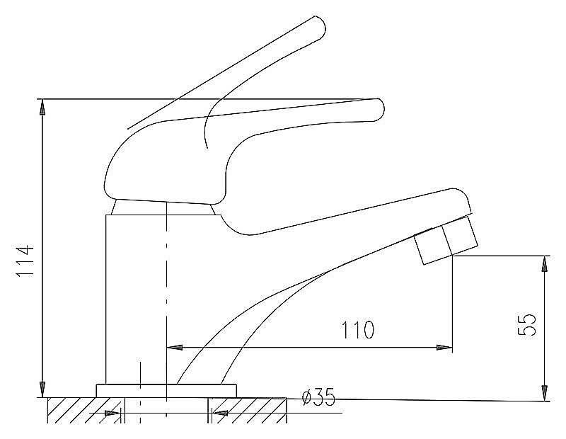 Смеситель для раковины Rav-Slezak Seina Junior SAJ091.5 красный/желтый/синий купить в интернет-магазине сантехники Sanbest