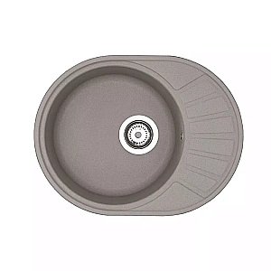 Кухонная мойка Акватон Чезана 56.8 серый шелк купить в интернет-магазине сантехники Sanbest