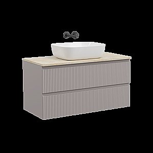 Тумба с раковиной Sancos SNOB R 100 со столешницей, Doha Soft для ванной в интернет-магазине Sanbest