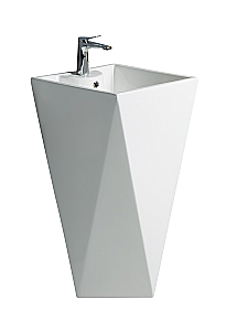 Раковина напольная WeltWasser Leerbach 10000013335 белая купить в интернет-магазине Sanbest