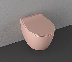 Унитаз подвесной Isvea Sentimenti Neo 10AR02010SV-2S лососевый матовый, безободковый купить в интернет-магазине Sanbest