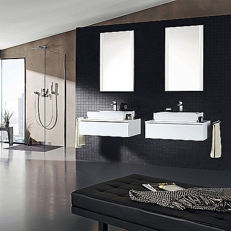 Раковина Grohe Cube Ceramic 80 3947600H белая купить в интернет-магазине Sanbest