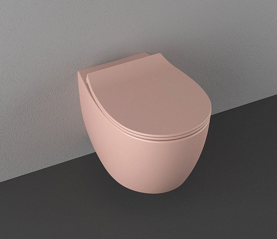 Унитаз подвесной Isvea Sentimenti Neo 10AR02010SV-2S лососевый матовый, безободковый купить в интернет-магазине Sanbest
