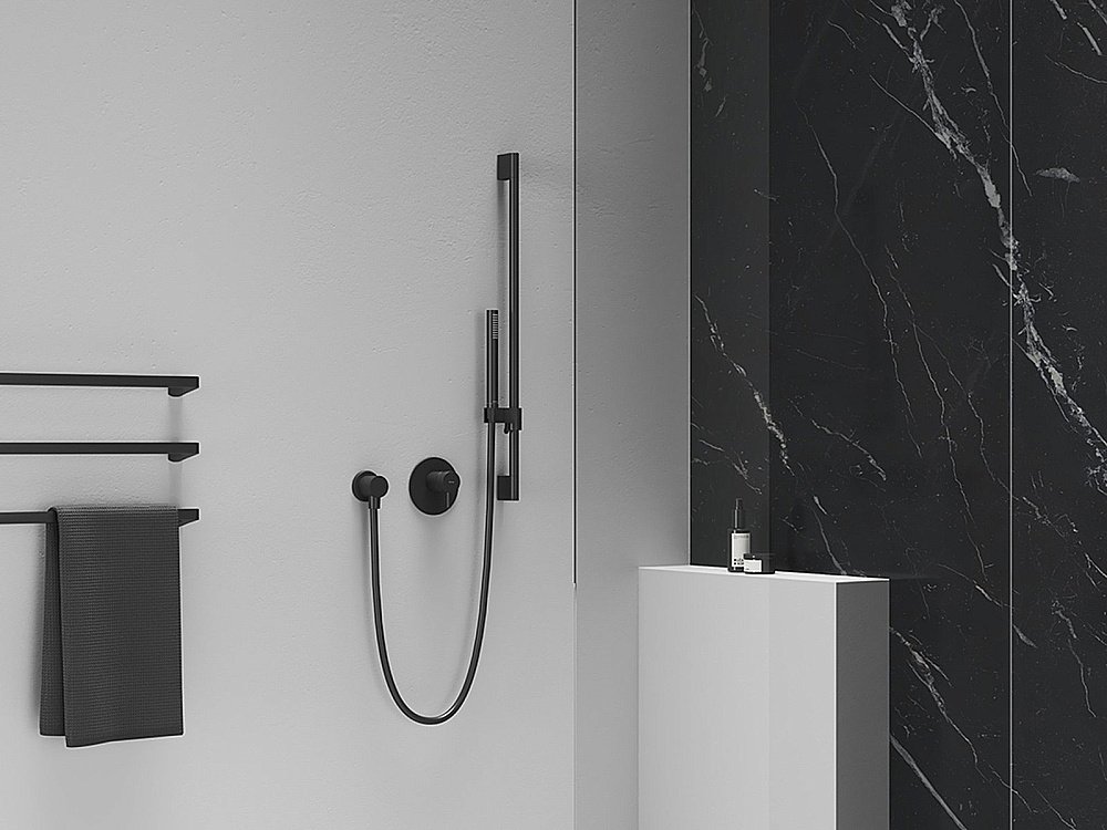 Душевая лейка Ravak X07P670 черный матовый купить в интернет-магазине сантехники Sanbest