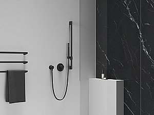 Душевая лейка Ravak X07P670 черный матовый купить в интернет-магазине сантехники Sanbest