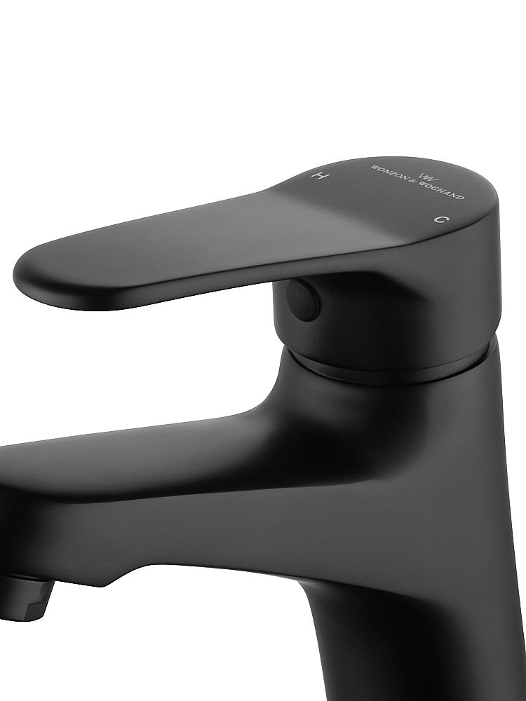 Смеситель для раковины WONZON & WOGHAND WW-A40212-MB черный матовый купить в интернет-магазине сантехники Sanbest