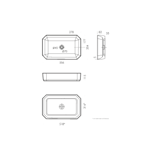 Раковина Sanita luxe Line 55 LINSLWB01 белая купить в интернет-магазине Sanbest