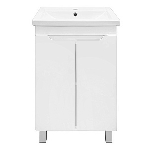 Тумба с раковиной Azario KANTRI 50 Н CS00097247 белая для ванной в интернет-магазине Sanbest