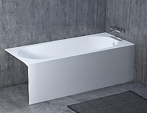 Ванна Salini ORNELLA КIТ S-Stone 179x79 102422M белая матовая купить в интернет-магазине Sanbest