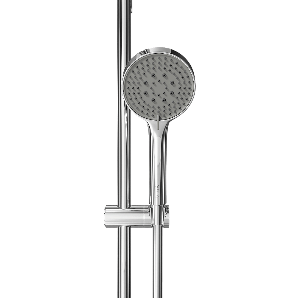 Душевой гарнитур VitrA Base Round A45908EXP хром купить в интернет-магазине сантехники Sanbest