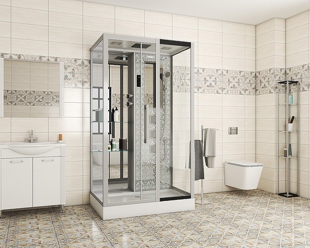 Душевая кабина Niagara Luxe 7713W 120х82 купить в интернет-магазине Sanbest