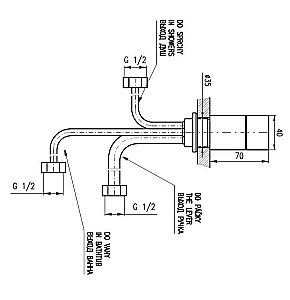 Дивертор Rav-Slezak MD0449 хром для смесителя в интернет-магазине сантехники Sanbest
