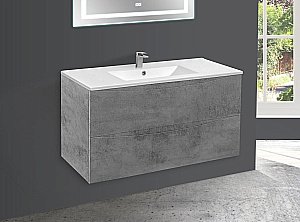 Тумба с раковиной Vincea Mia 1000 Beton для ванной в интернет-магазине Sanbest