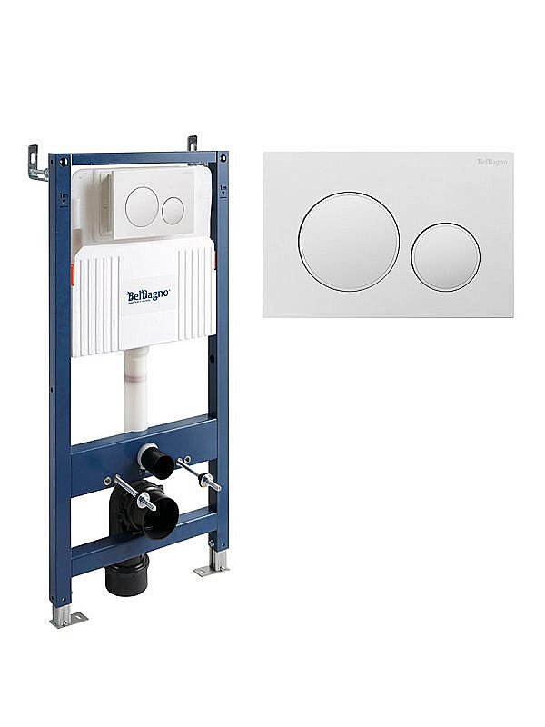 Инсталляция для унитаза BelBagno BB-101-M-BC купить в интернет-магазине сантехники Sanbest