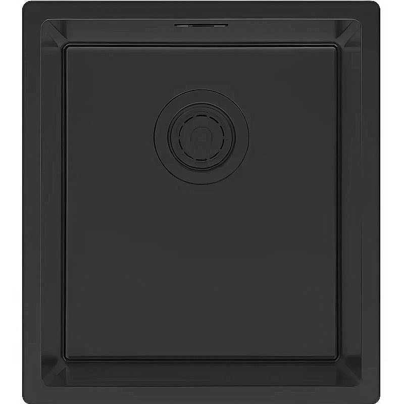 Кухонная мойка Paulmark Yuni 39 YU39-MBN черная матовая купить в интернет-магазине сантехники Sanbest