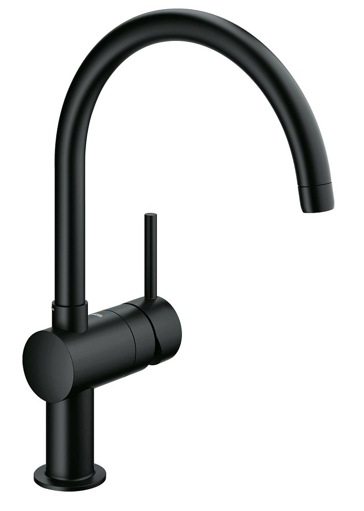 Смеситель для кухни Grohe Minta 32917KS0 черный  купить в интернет-магазине сантехники Sanbest