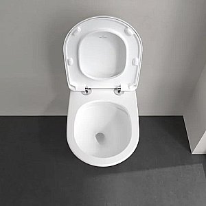 Унитаз подвесной Villeroy&Boch Antao 4674T0R1 альпийский белый, безободковый, слив торнадо купить в интернет-магазине Sanbest