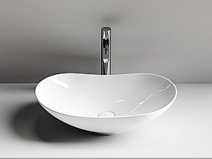 Раковина накладная Ceramica Nova Element CN6015 62 белая купить в интернет-магазине Sanbest