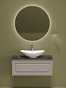 Тумба с раковиной Sancos Very 100 со столешницей, Doha Soft для ванной в интернет-магазине Sanbest