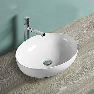 Раковина накладная Vincea 52 VBS-51552 белая купить в интернет-магазине Sanbest