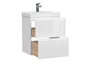 Мебель для ванной Cersanit Moduo Slim 50 белая для ванной в интернет-магазине Sanbest