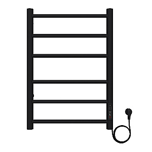 Полотенцесушитель электрический Azario PARMA П6 400х600 AZ10846B черный купить в интернет-магазине сантехники Sanbest