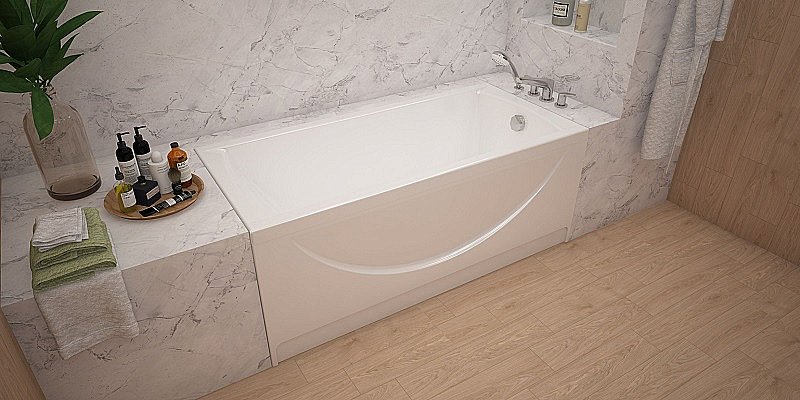 Ванна акриловая Loranto Milton CS00063081 150х70 белая купить в интернет-магазине Sanbest