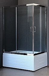 Душевой уголок Royal Bath RB8120BP-T-CH-L 120х80 прозрачный левый купить в интернет-магазине сантехники Sanbest
