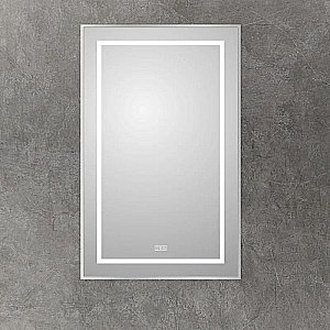 Зеркало BelBagno Kraft SPC-KRAFT-500-800-LED-TCH-WARM сатин в ванную от интернет-магазине сантехники Sanbest