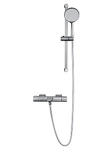 Смеситель для ванны с душем и термостатом WONZON & WOGHAND SOLID, Хром (WW-C2011-A-CR) купить в интернет-магазине сантехники Sanbest