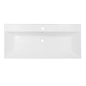 Тумба с раковиной Azario Viola 100/2 CS00097149 белая матовая для ванной в интернет-магазине Sanbest