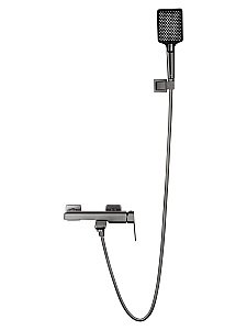 Смеситель для ванны с душем WONZON & WOGHAND DIAMOND, Темный графит (WW-88639011-BGM) купить в интернет-магазине сантехники Sanbest