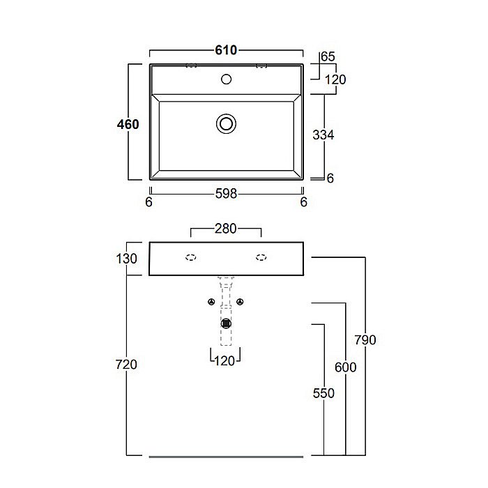 Раковина SIMAS AGILE AG61 bi*1 40 купить в интернет-магазине Sanbest