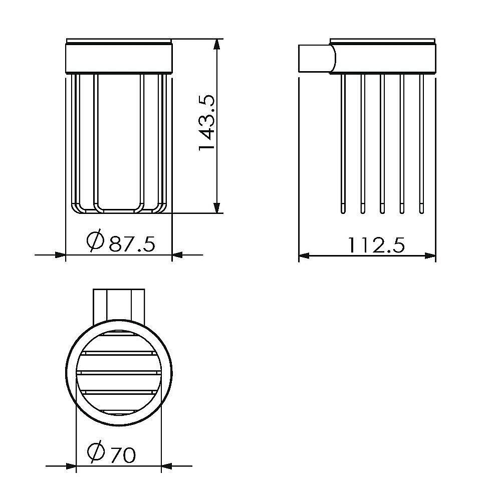 Держатель для освежителя воздуха Langberger Lugano 24074A купить в интернет-магазине сантехники Sanbest