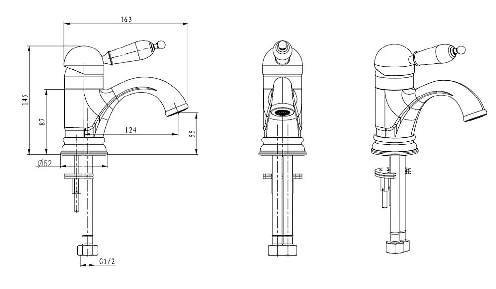Смеситель для раковины Boheme Provance Ripresa 361 купить в интернет-магазине сантехники Sanbest