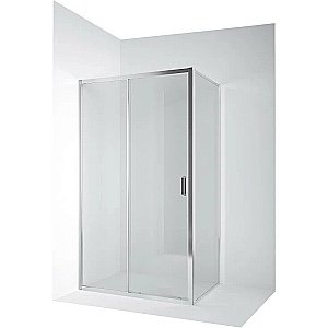 Душевой уголок Ambassador Forsa AX2 17021120AX-80AX 140х80 стекло прозрачное/профиль хром купить в интернет-магазине Sanbest