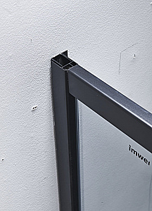 Душевой уголок Timo Imwei 90х90 YL-9002B стекло прозрачное/профиль черный матовый купить в интернет-магазине Sanbest