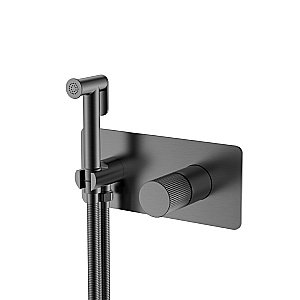 Гигенический душ Boheme Stick 127-GM.3 оружейная сталь матовая/ручка LINEA купить в интернет-магазине сантехники Sanbest