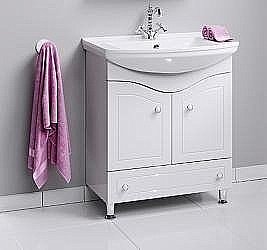 Тумба под раковину AQWELLA Франческа 75 купить в интернет-магазине сантехники Sanbest