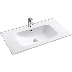 Тумба с раковиной Art&Max ELEGANT 100 светло-серая матовая для ванной в интернет-магазине Sanbest