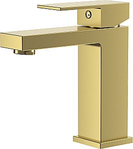 Смеситель для раковины D&K Bayern.Liszt DA1512107 золото матовое купить в интернет-магазине сантехники Sanbest